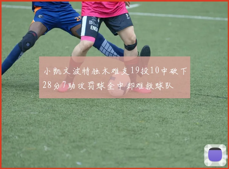 小凯文波特独木难支19投10中砍下28分7助攻罚球全中却难救球队